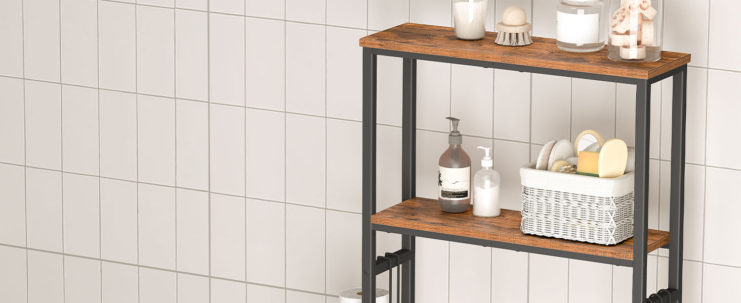 Werseon 2-Ter Over The Tolet Storage, Bathroom Organzers And Storage